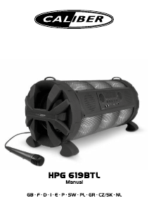 Handleiding Caliber HPG619BTL Luidspreker