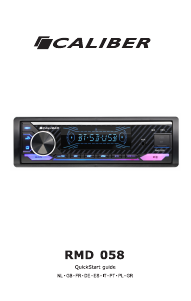 Bedienungsanleitung Caliber RMD058 Autoradio