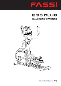 Manuale Fassi E95 Club Bicicletta ellittica