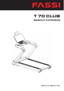 Manuale Fassi T 70 Club Tapis roulant