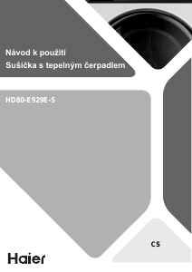 Manual Haier HD80-E929E-S Uscător