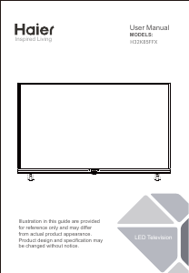 Εγχειρίδιο Haier H32K85FFX Τηλεόραση LED