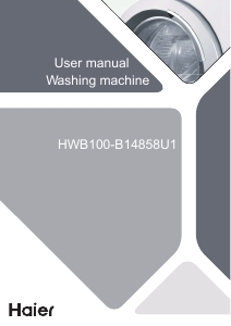 Manual Haier HWB100-B14858U1 Washing Machine