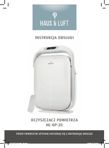 Bedienungsanleitung Haus & Luft HL-OP-20 Luftreiniger