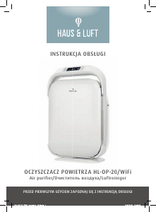Bedienungsanleitung Haus & Luft HL-OP-20/WiFi Luftreiniger