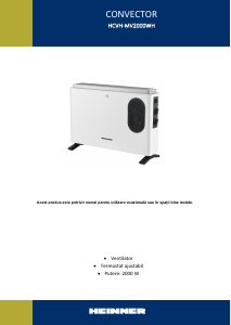 Manual Heinner HCVH-MV2000WH Radiator