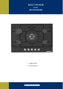 Manual Heinner HBH-M705IWFGBK Plită