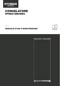 Manuale Hyundai VFHN-21SM3WE0 Congelatore