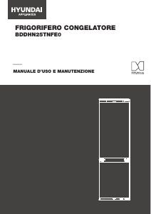 Manuale Hyundai BDDHN-25TNFE0 Frigorifero-congelatore
