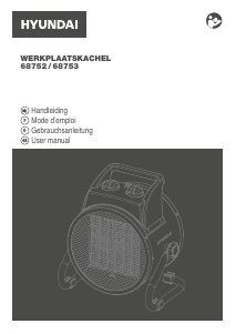 Manual Hyundai 68752 Heater