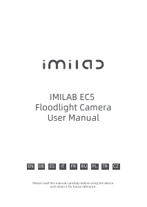 Handleiding IMILAB EC5 Beveiligingscamera