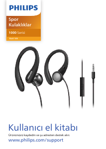 Kullanım kılavuzu Philips TAA1105BK Kulaklık