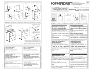 Manual Foppapedretti Bagnetti Masă înfăşat