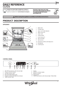 Manual Whirlpool W3I D534S S Dishwasher