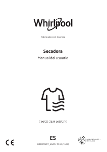 Manual de uso Whirlpool C WSD 74M WBS ES Secadora