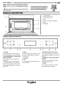 Manual Whirlpool WMD6O4TB Micro-onda