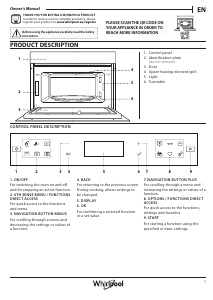 Manual de uso Whirlpool WMD6O4TX Microondas