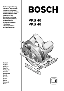 Manual de uso Bosch PKS 46 Sierra circular