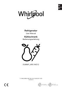 Bedienungsanleitung Whirlpool WHSS 2131B4 Kühlschrank