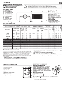 Manual Whirlpool FFB 7469 WV UK Washing Machine