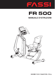 Manuale Fassi FR 500 Cyclette