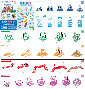 Manual Geomag set 923 Classic 84pcs