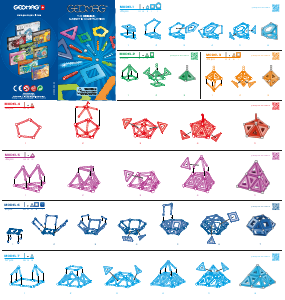 Manual Geomag set 902 Classic Confetti 114pcs