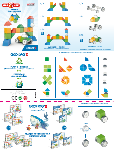 Manual Geomag set 203 Magicube Shapes