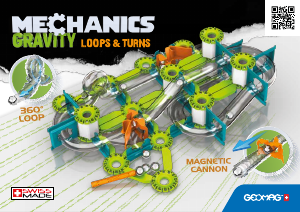 Manual Geomag set 763 Mechanics Gravity loops & turns