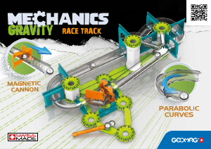 Manual Geomag set 760 Mechanics Gravity race track