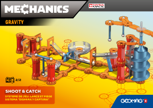 Manual Geomag set 774 Mechanics Gravity shoot & catch
