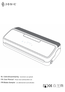 Mode d’emploi Josic QH-25 Appareils de mise sous vide