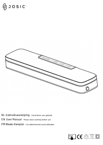 Manual Josic QH-65 Vacuum Sealer