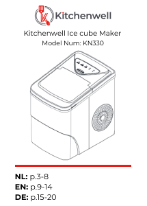 Bedienungsanleitung Kitchenwell KN330 Eiswürfelbereiter