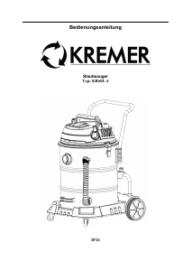 Bedienungsanleitung Kremer KR60L-4 Staubsauger