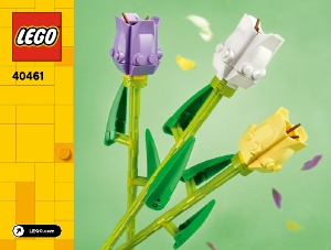 Instrukcja Lego set 40461 Botanical Collection Tulipany