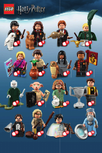 Brugsanvisning Lego set 71022 Collectible Minifigures Harry Potter og Fantastiske skabninger