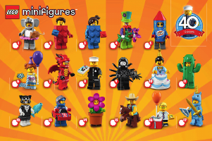 Käyttöohje Lego set 71021 Collectible Minifigures Sarja 18: Juhlat