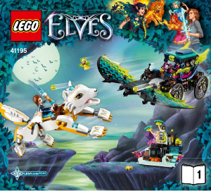 Käyttöohje Lego set 41195 Elves Emilyn ja Nocturan välienselvittely