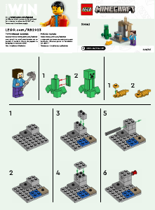 Bedienungsanleitung Lego set 30647 Minecraft Die Tropfsteinhöhle