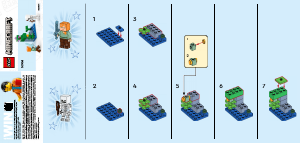 Bedienungsanleitung Lego set 30705 Minecraft Showdown in der Üppigen Höhle