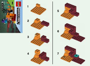 Bedienungsanleitung Lego set 30331 Minecraft Das Nether-Duell