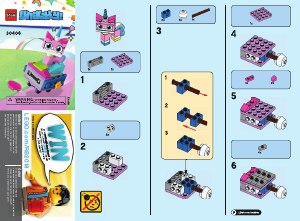 Manual Lego set 30406 Unikitty Roller coaster wagon