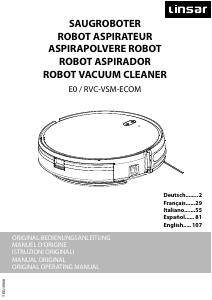 Bedienungsanleitung Linsar E0/RVC-VSM-ECOM Staubsauger