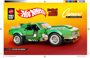 Bedienungsanleitung Mattel Brick Shop set JFT16 Hot Wheels Custom68 Camaro