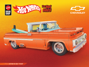 Bedienungsanleitung Mattel Brick Shop set JFT20 Hot Wheels Custom 62 Chevy Pickup