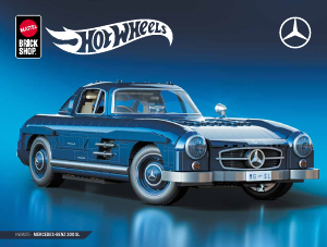 Bedienungsanleitung Mattel Brick Shop set HWW25 Hot Wheels Mercedes-Benz 300 SL