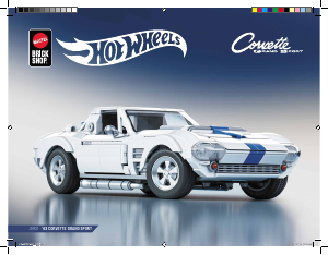 Bedienungsanleitung Mattel Brick Shop set JGR31 Hot Wheels 63 Corvette Grand Sport