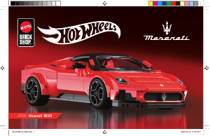 Bedienungsanleitung Mattel Brick Shop set JFR90 Hot Wheels Maserati MC20
