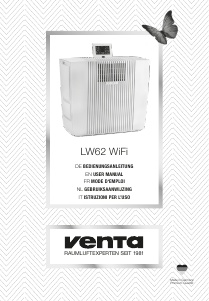 Mode d’emploi Venta LW62 WiFi Purificateur d'air